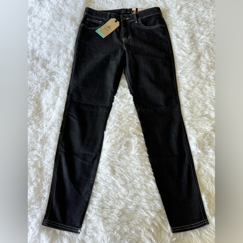 prAna Womens Oday‎ Skinny Jeans Sz 6 Short Black High Rise Stretch NWT